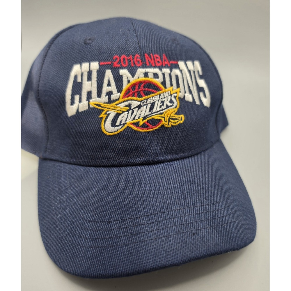 Cleveland Cavaliers 2016 NBA Champions Navy Adjustable Strapback Hat Cap